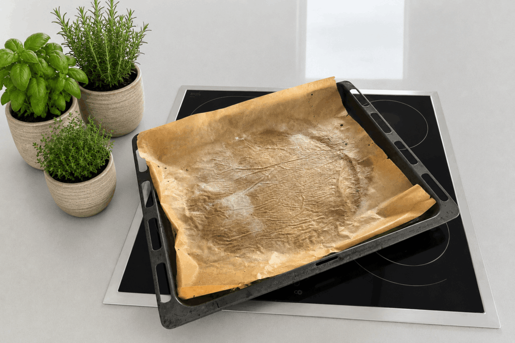Backpapier mehrfach nutzen
